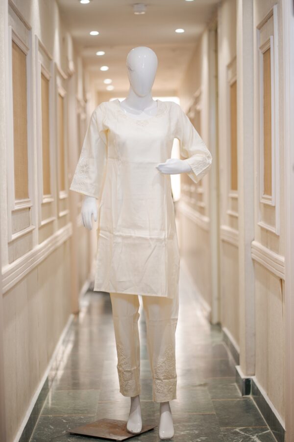 Pure Silk Cord Set with Heavy Applique Cutwork | Premium Ethnic Co-Ord Set for Women